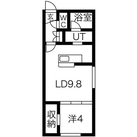 HOPE桑園の物件間取画像